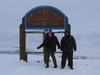 Dan  and Jim at the Arctic Circle