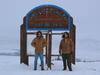 Eric and Steve at the Arctic Circle